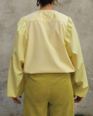 Chemise manche ballon dos