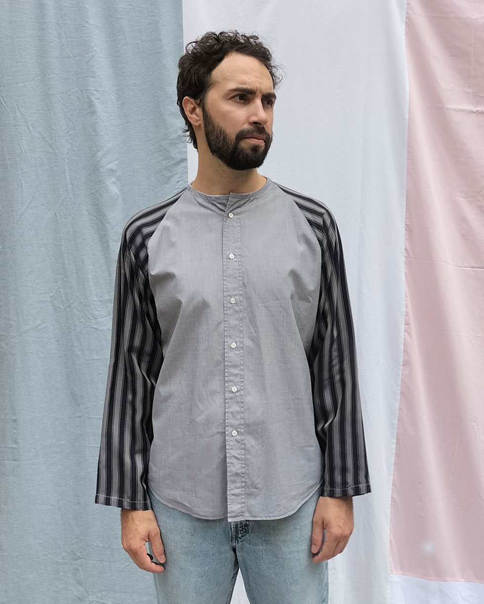 Chemise manche raglan | Upcycling textile