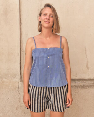 Ensemble top chemise face