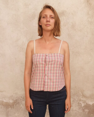 Ensemble top chemise face