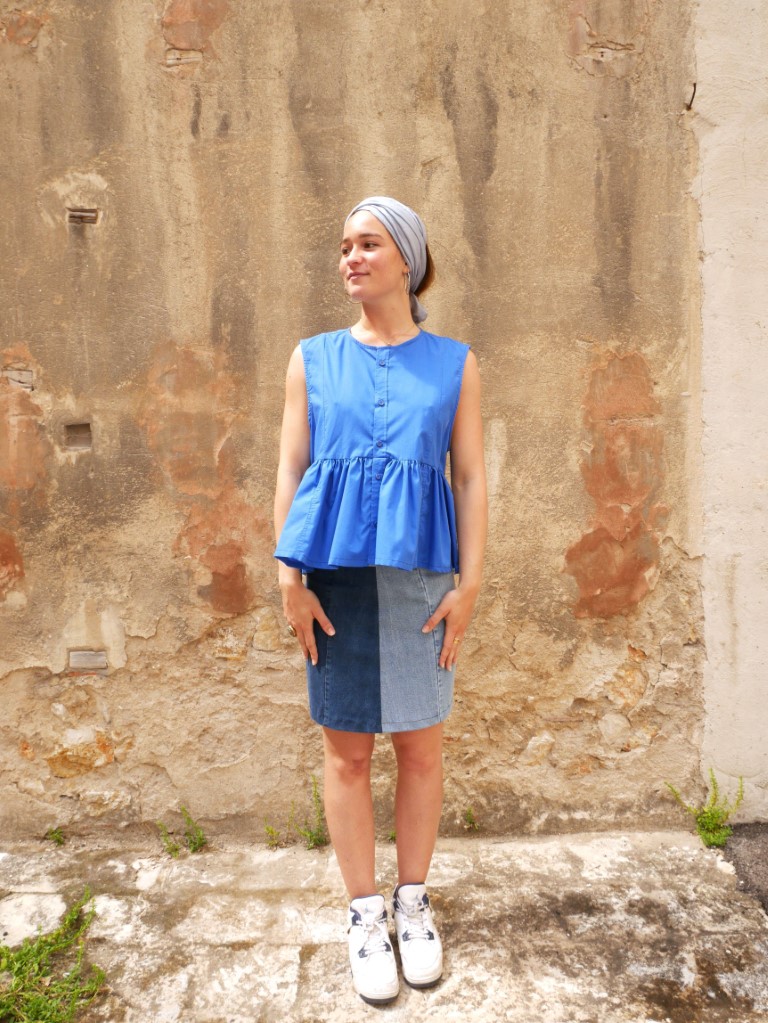 Chemise The Nines by Hatch femme S noire maternité côtelée